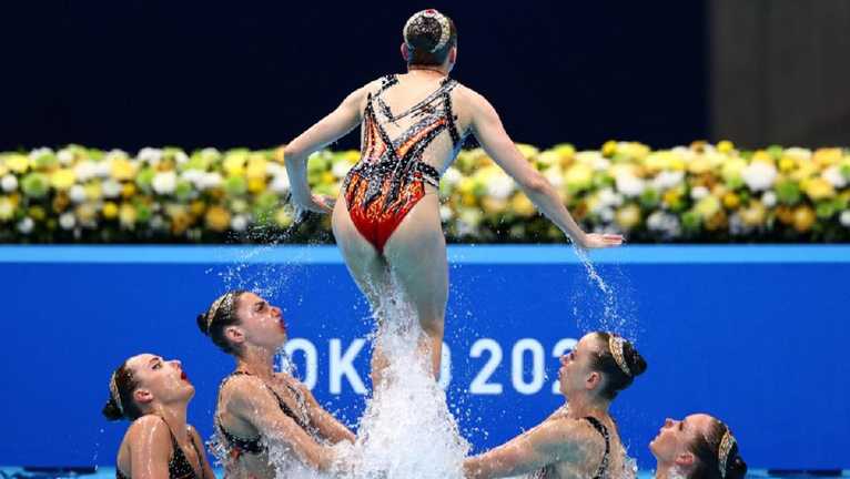 Сборная Украины по синхронному плаванию / Фото НОК