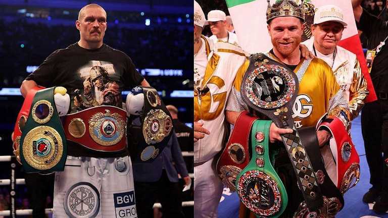 Усик и Канело / фотоколлаж из открытых источников Усик и Канело / фотоколлаж из открытых источников