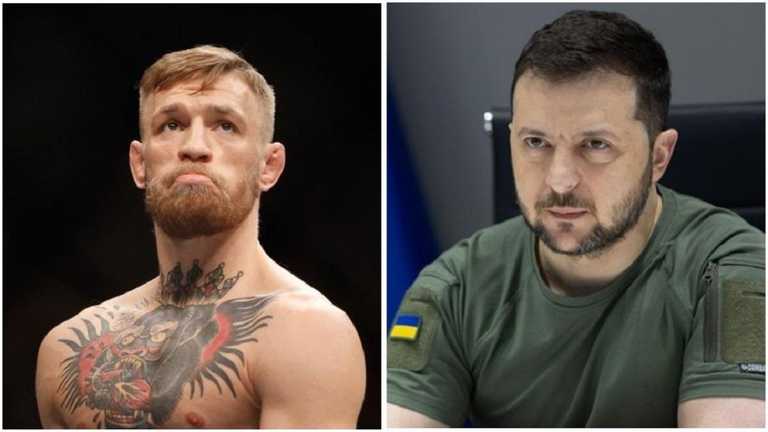Зеленський та Макгрегор / Колаж Спорт 24 Зеленський та Макгрегор / Колаж Спорт 24