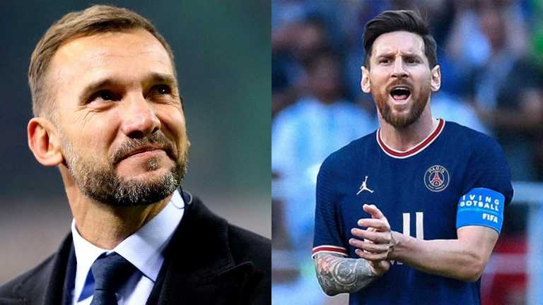 Шевченко и Месси / Коллаж Спорт 24 Шевченко и Месси / Коллаж Спорт 24