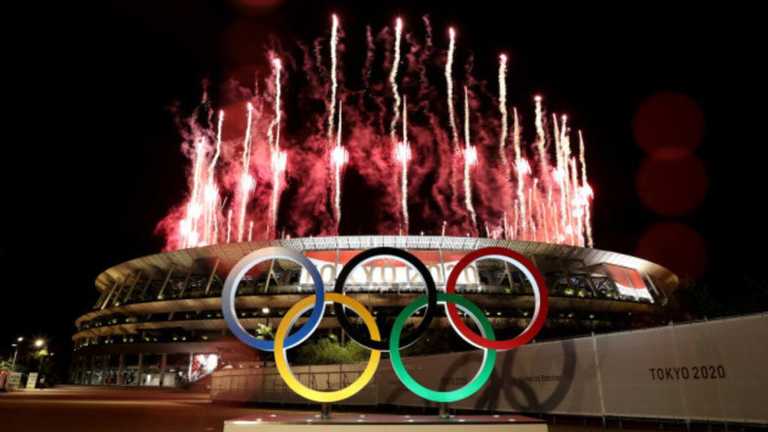 Відкриття Олімпіади у Токіо / фото з відкритих джерел Відкриття Олімпіади у Токіо / фото з відкритих джерел