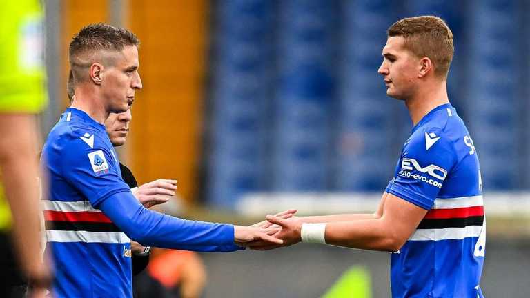 Замена Супряги / фото ФК Сампдория Замена Супряги / фото ФК Сампдория