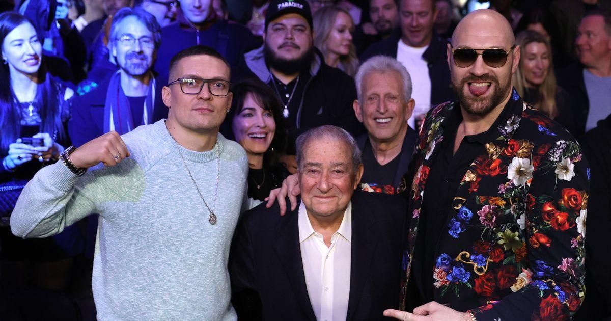 Усик, Арум и Фьюри / фото The Mirror Усик, Арум и Фьюри / фото The Mirror