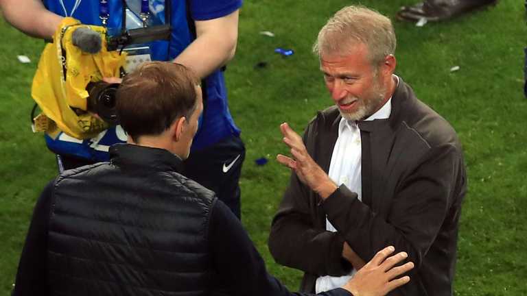 Тухель и Абрамович/ фото Sky sports Тухель и Абрамович/ фото Sky sports