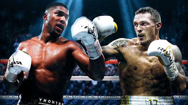 Ентоні Джошуа та Олександр Усик / фото Matchroom Boxing Ентоні Джошуа та Олександр Усик / фото Matchroom Boxing