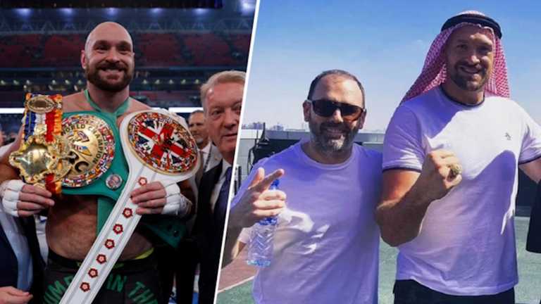 Тайсон Ф'юрі та Даніель Кінахан / фотоколаж Сьогодні Тайсон Ф'юрі та Даніель Кінахан / фотоколаж Сьогодні