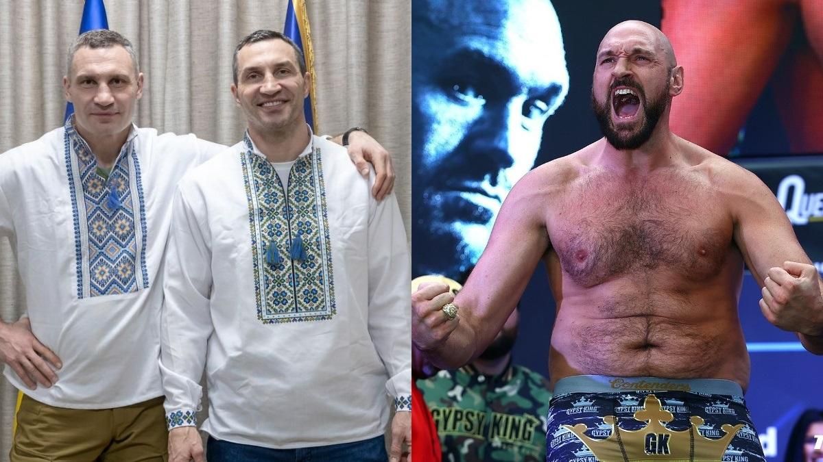 Брати Клички та Тайсон Ф'юрі / Колаж Спорт 24