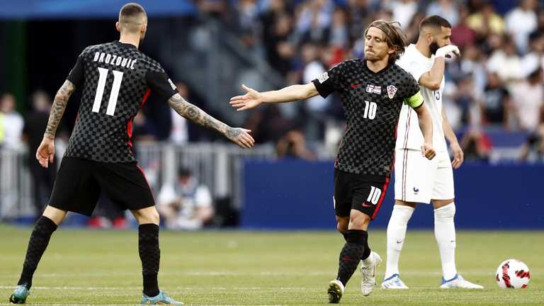 Брозович и Модрич / фото EFE Брозович и Модрич / фото EFE