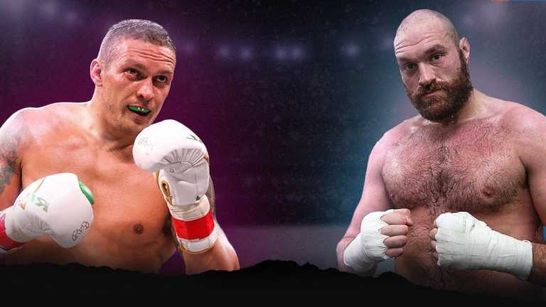 Усик та Ф'юрі / фотоколаж Xsport Усик та Ф'юрі / фотоколаж Xsport