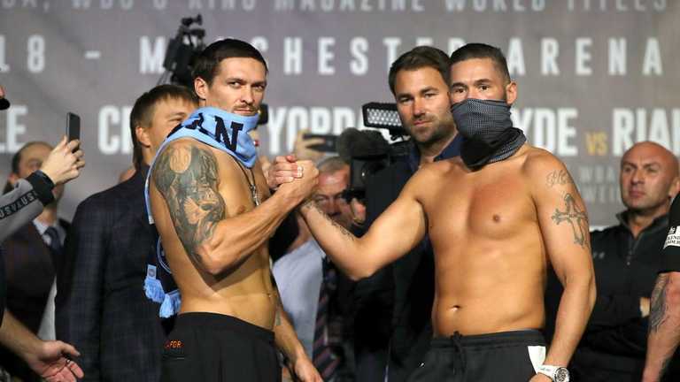 Усик против Белью / фото Matchroom Усик против Белью / фото Matchroom