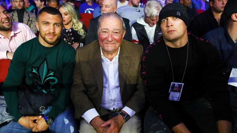 Ломаченко, Арум і Усик / фото Ringside24 Ломаченко, Арум і Усик / фото Ringside24