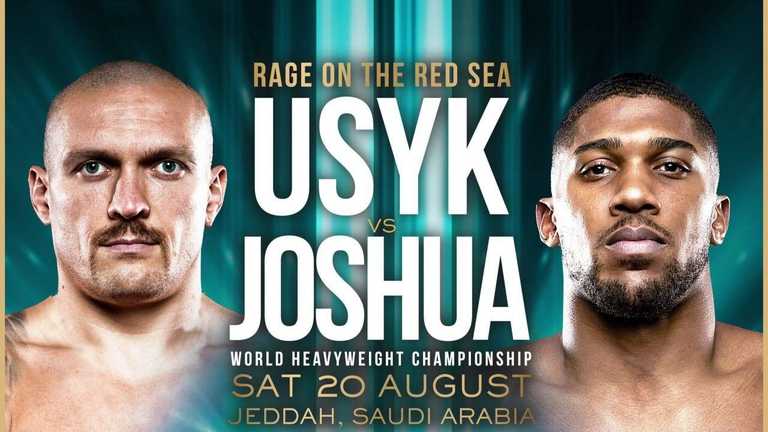 Усик проти Джошуа / постер Matchroom Усик проти Джошуа / постер Matchroom