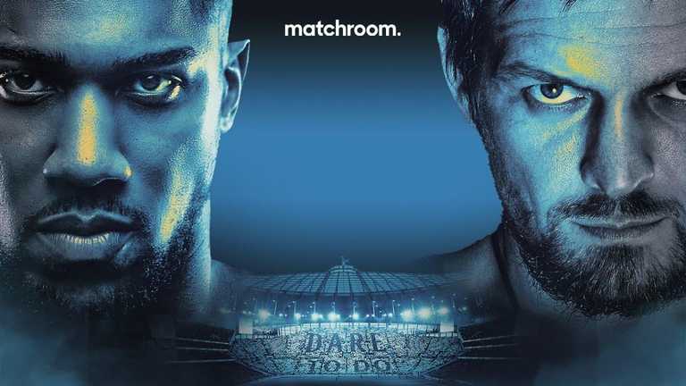 Усик против Джошуа / колаж Matchroom