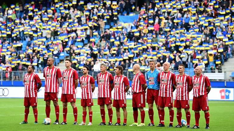 Благотворительный матч для Украины в Гамбурге / Фото WITTERS Благотворительный матч для Украины в Гамбурге / Фото WITTERS