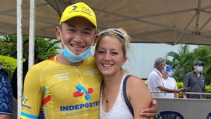 Велогонщик на победном финише жестко сбил жену – бедняжка попала в больницу