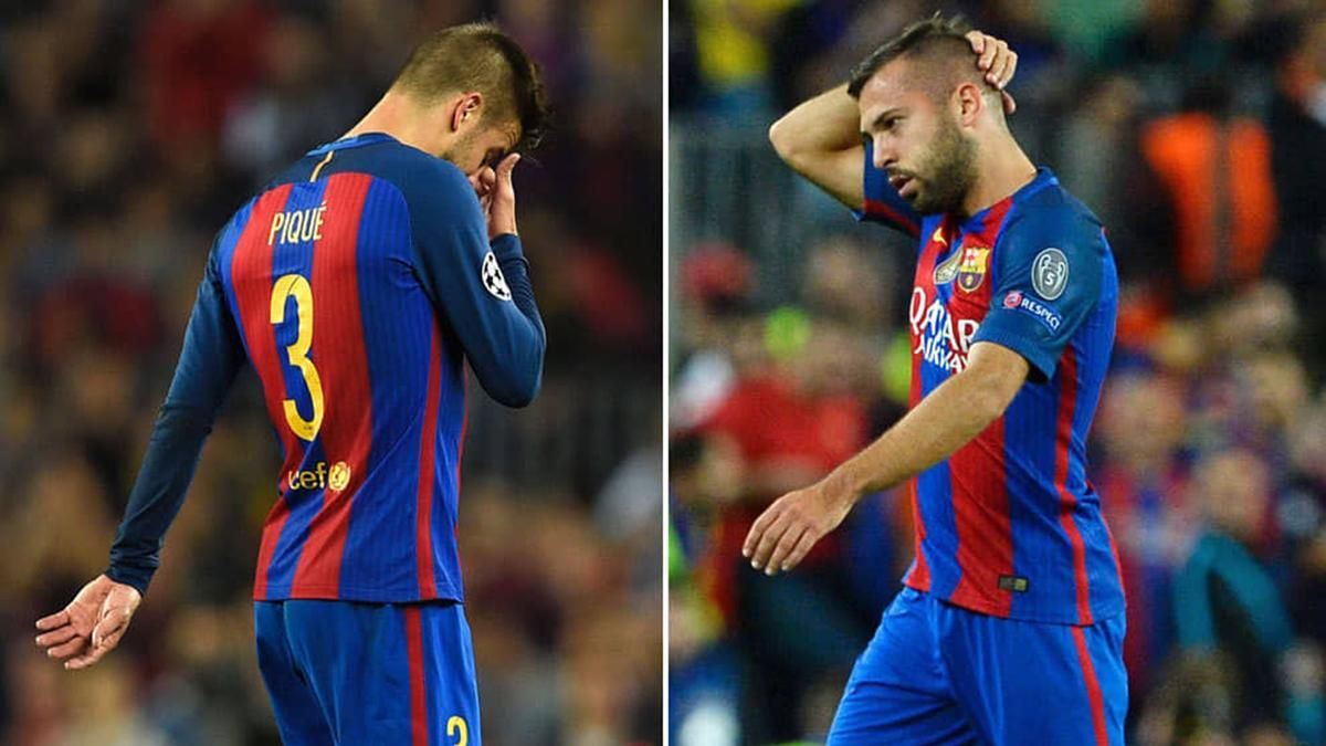 Жерар Пике и Жорди Альба