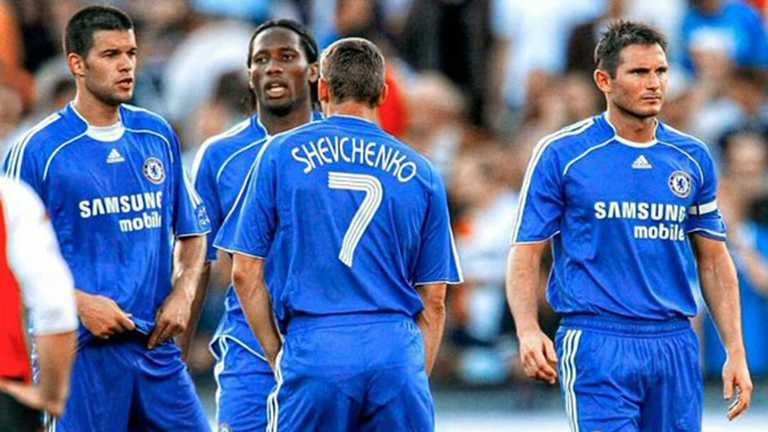 Баллак, Шевченко с другими звездами Челси Баллак, Шевченко с другими звездами Челси