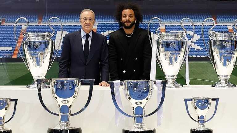 Марсело и Флорентино Перес / фото ФК Реал Марсело и Флорентино Перес / фото ФК Реал