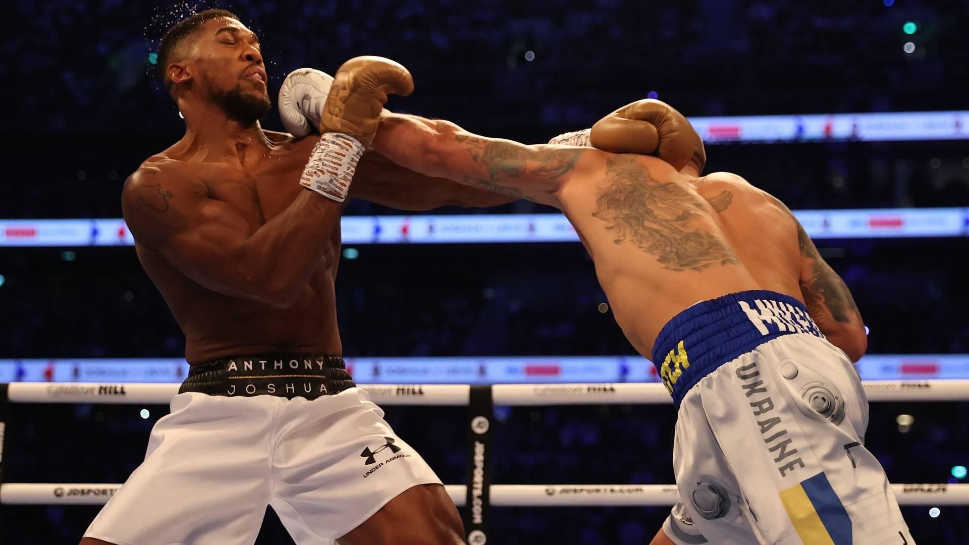 Усик проти Джошуа / фото DAZN Усик проти Джошуа / фото DAZN