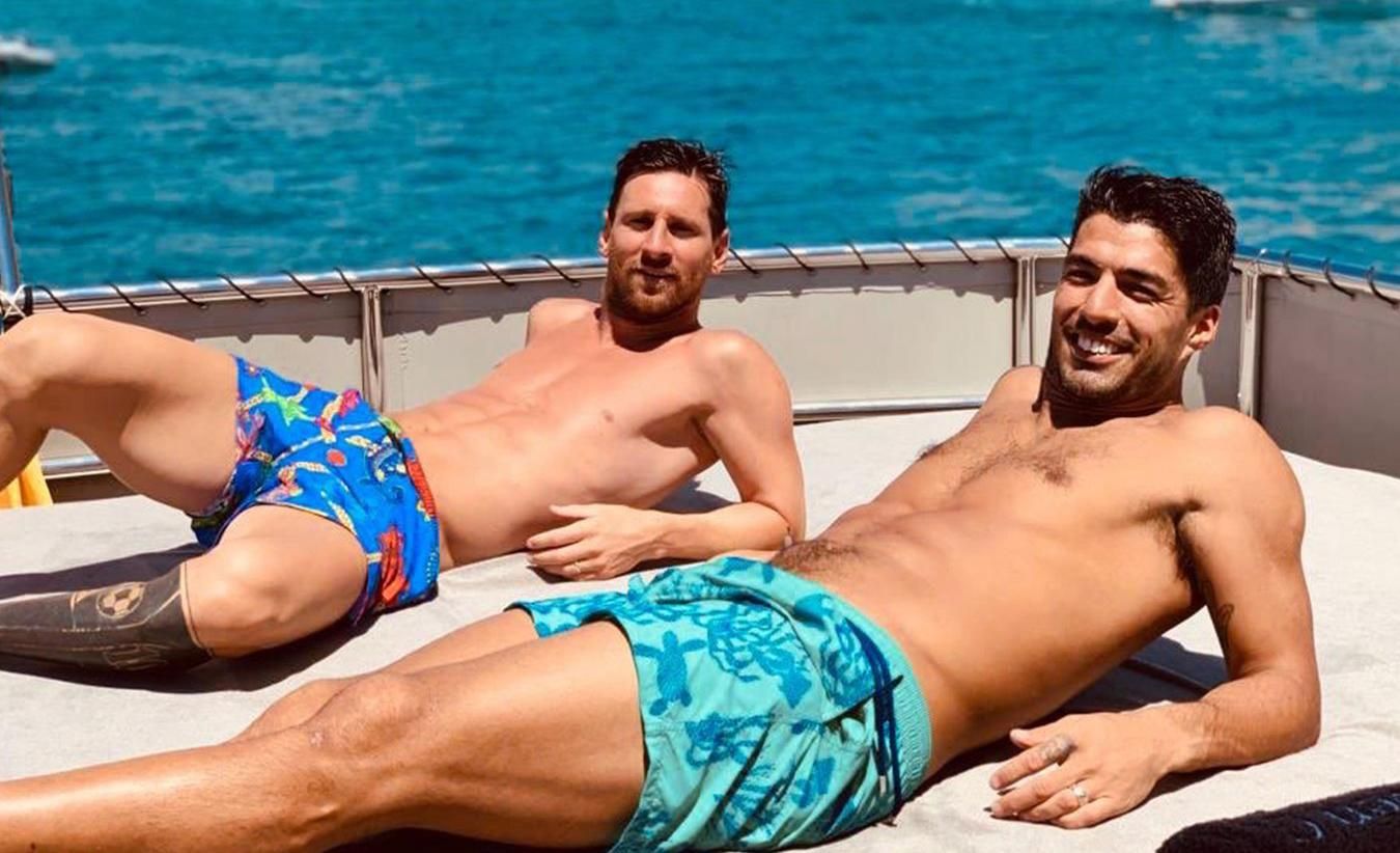 Месси и Суарес / фото из соцсетей