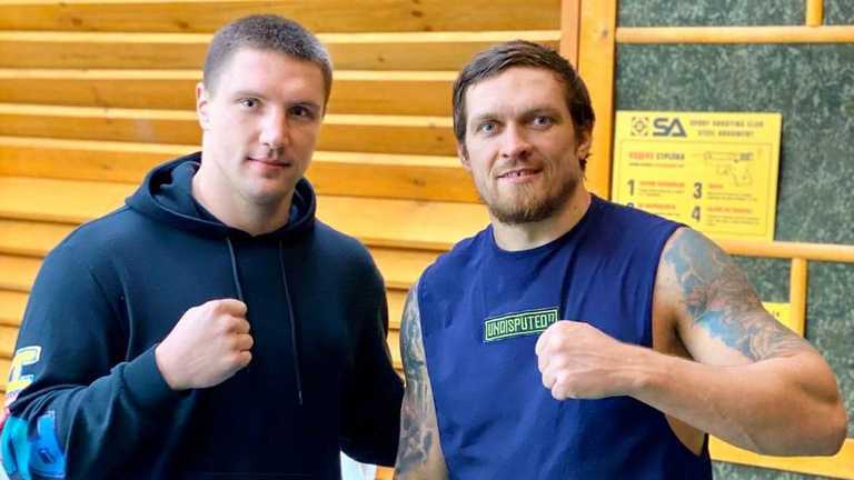 Сіренко та Усик / фото з соцмереж