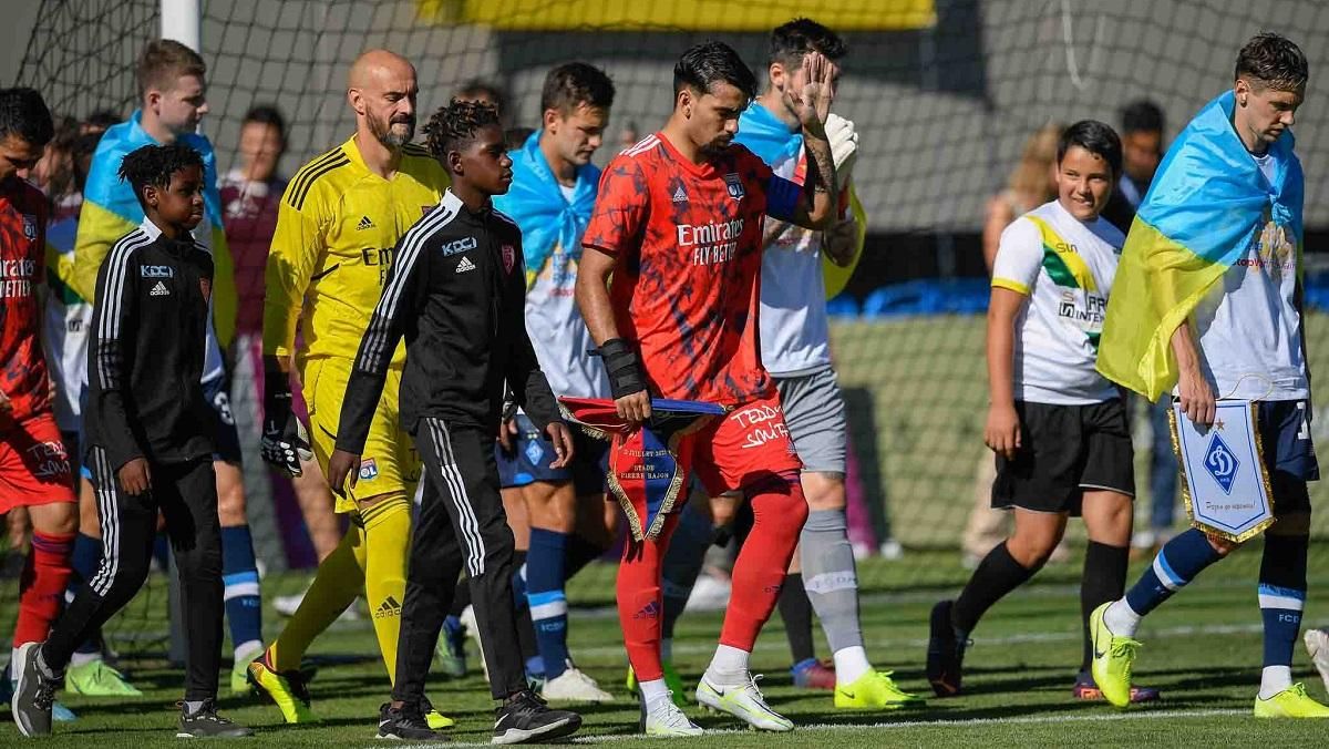 Ліон – Динамо / Фото з Twitter