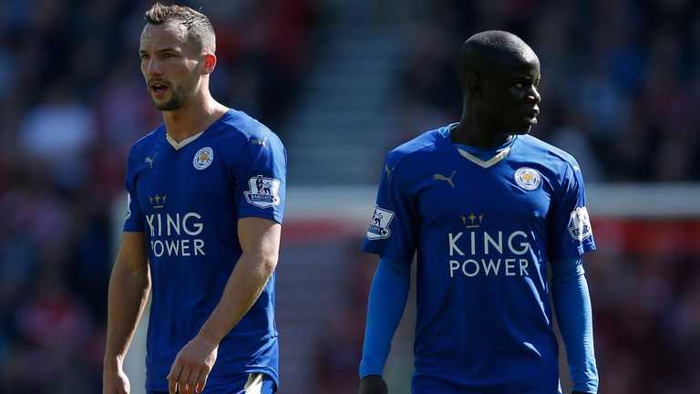 Дэнни Дринквотер и Н'Голо Канте / Фото ФК Лестер Дэнни Дринквотер и Н'Голо Канте / Фото ФК Лестер