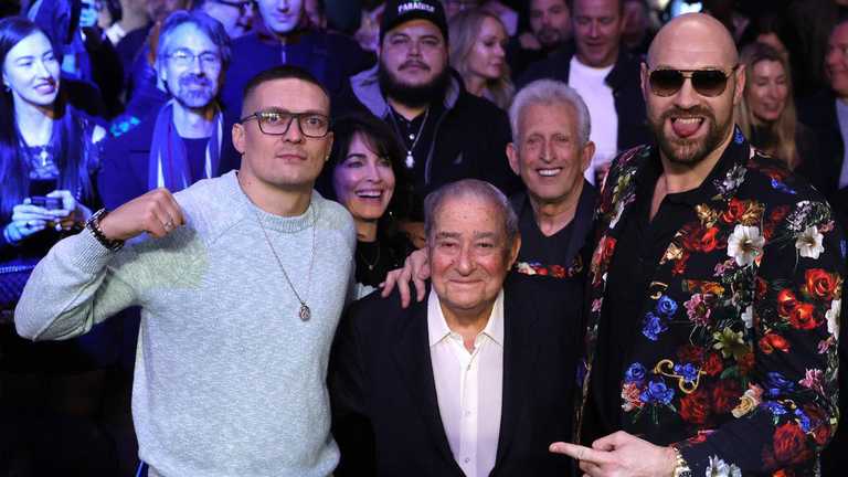 Усик, Арум и Фьюри / фото The Mirror Усик, Арум и Фьюри / фото The Mirror