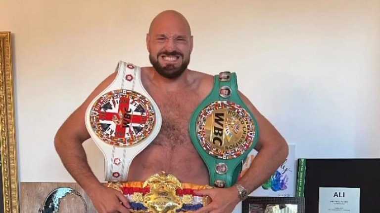 Тайсон Фьюри / Фото из Twitter Тайсон Фьюри / Фото из Twitter