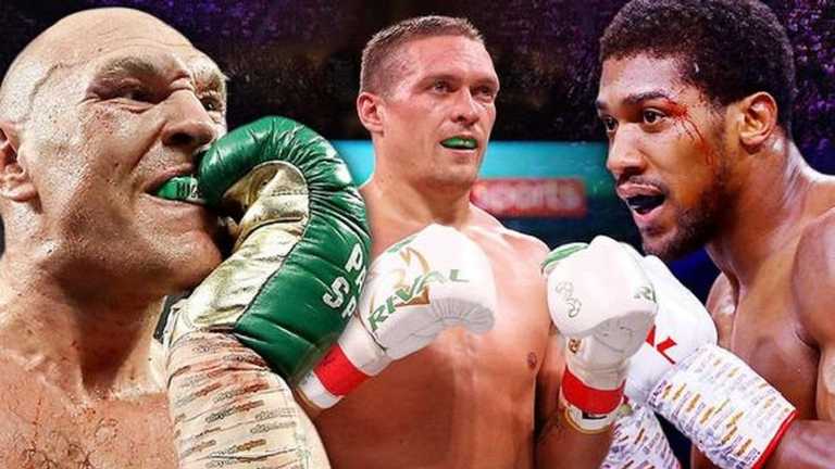 Усик, Ф'юрі та Джошуа / Колаж Express.co.uk Усик, Ф'юрі та Джошуа / Колаж Express.co.uk