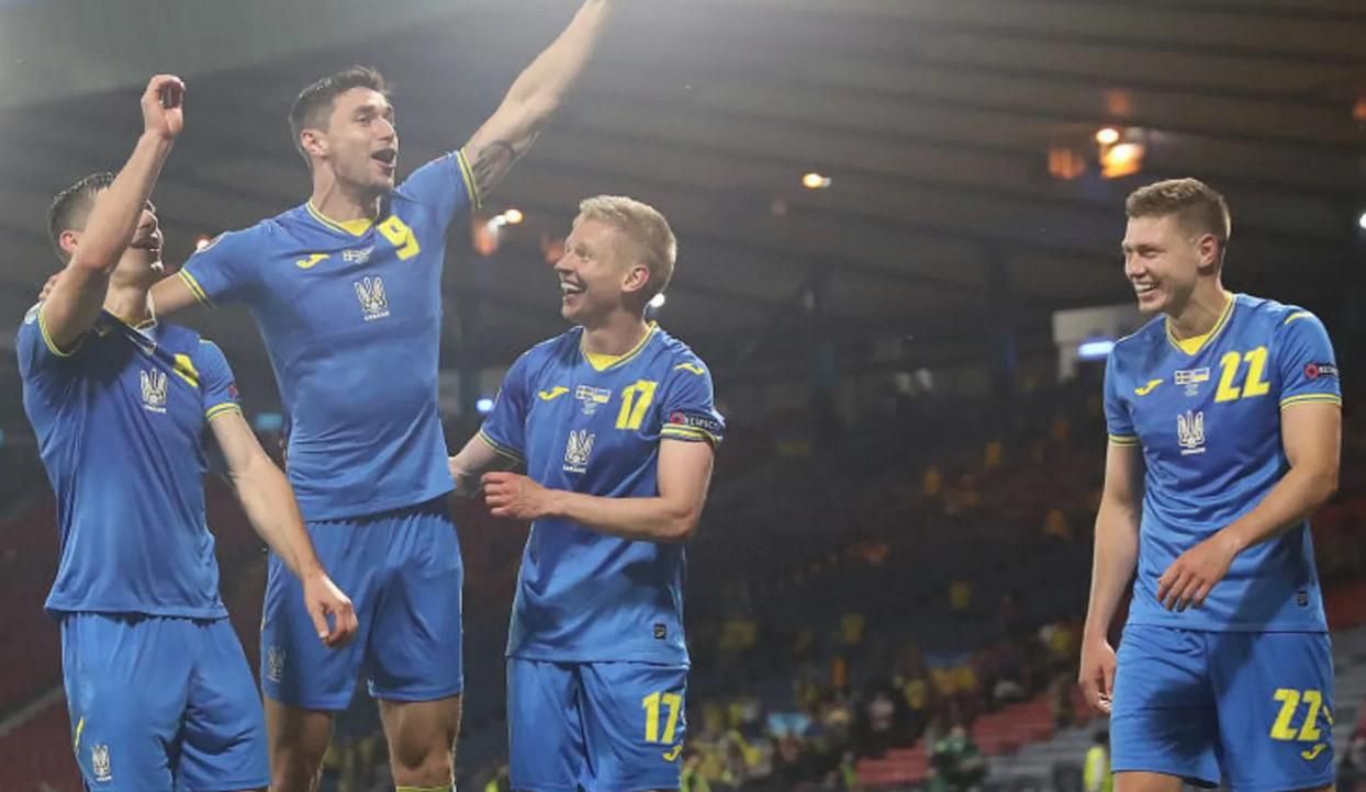 Матвиенко в сборной Украины / фото УАФ