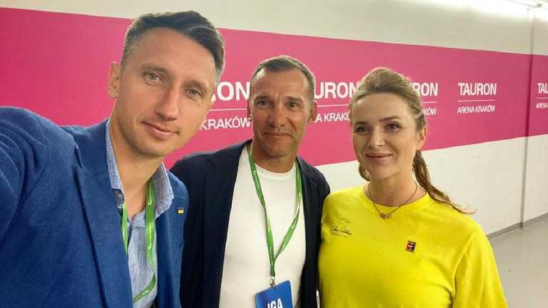 Стаховський, Шевченко та Світоліна (зліва направо) / Фото з Instagram