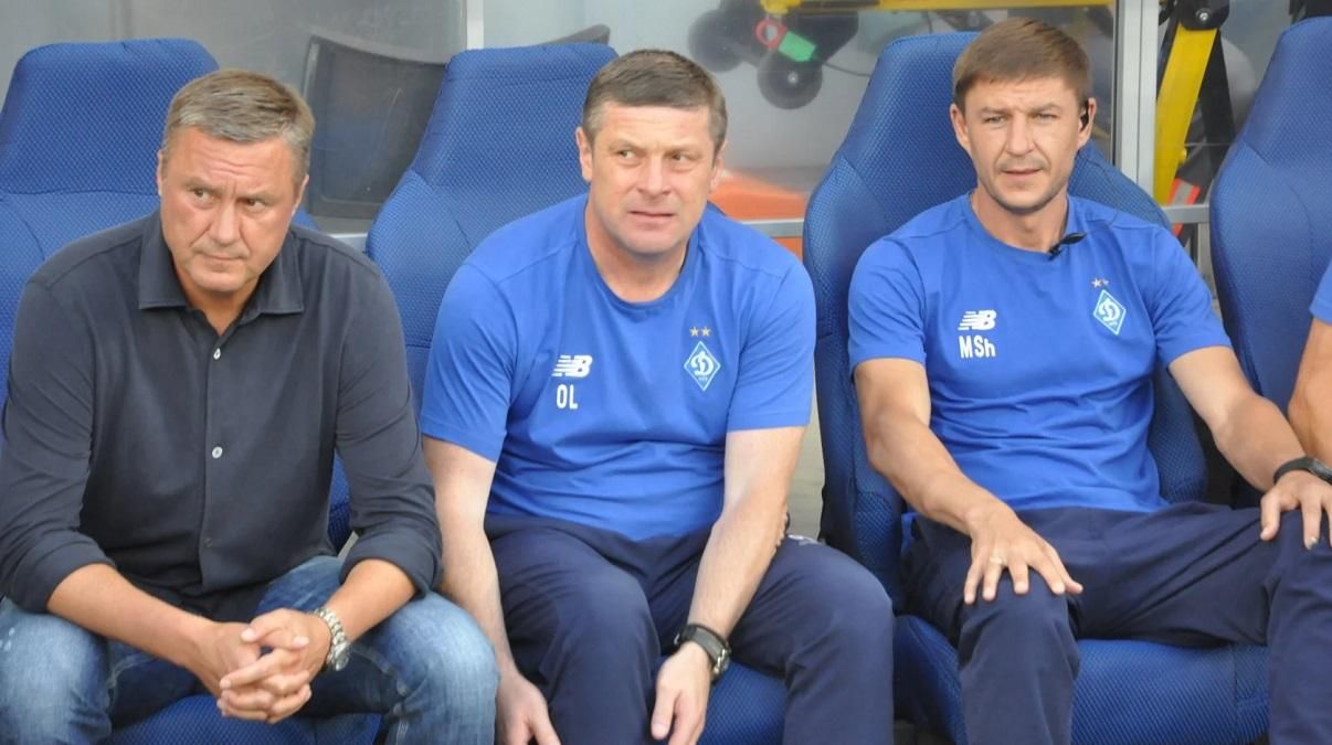 Колишній тренерський штаб Динамо / Фото Віктор Перегняк / FootBoom