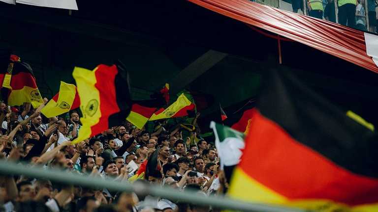 Немецкие футбольные фанаты / Фото из Twitter