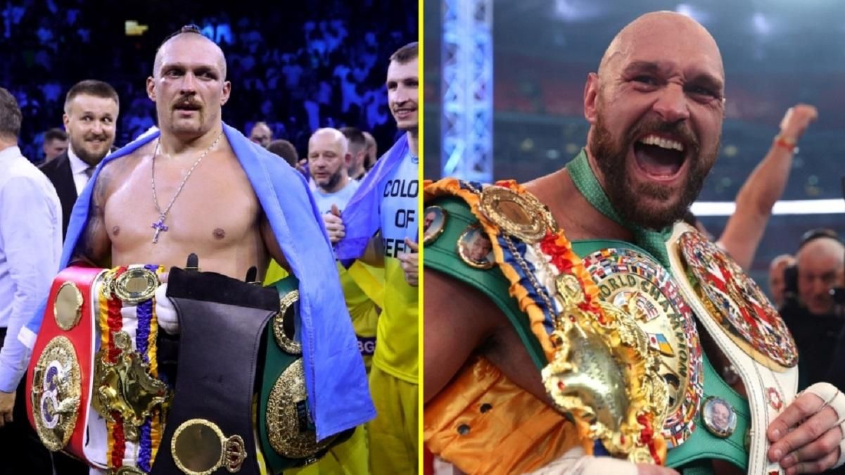 Усик – Ф'юрі / Колаж Talksport Усик – Ф'юрі / Колаж Talksport