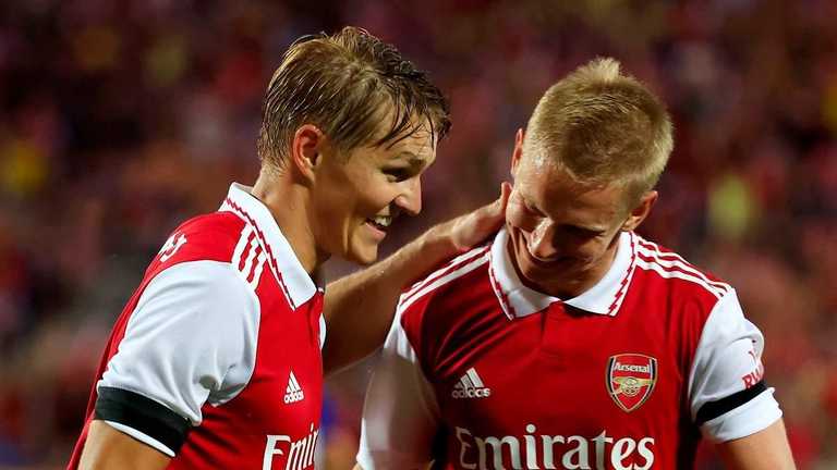 Зінченко та Едегор у контрольному матчі Арсенала Зінченко та Едегор у контрольному матчі Арсенала