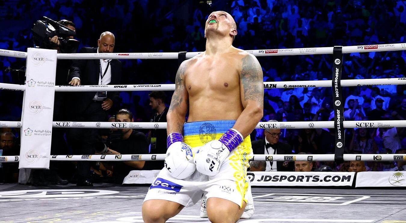Олександр Усик / фото Matchroom