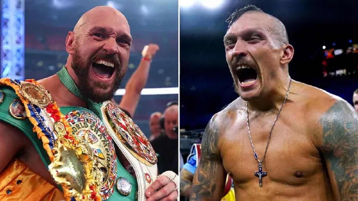 Тайсон Фьюри – Александр Усик / Фото The Guardian