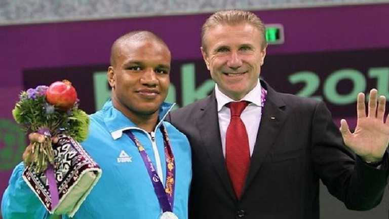 Жан Беленюк та Сергій Бубка / Фото НОК Жан Беленюк та Сергій Бубка / Фото НОК