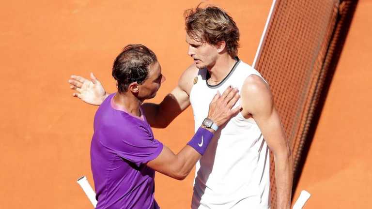 Надаль та Звєрєв / фото з відкритих джерел Надаль та Звєрєв / фото з відкритих джерел