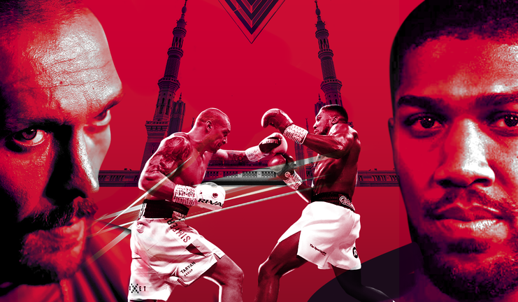 Усик проти Джошуа / Колаж Олександра Фегера Усик проти Джошуа / Колаж Олександра Фегера