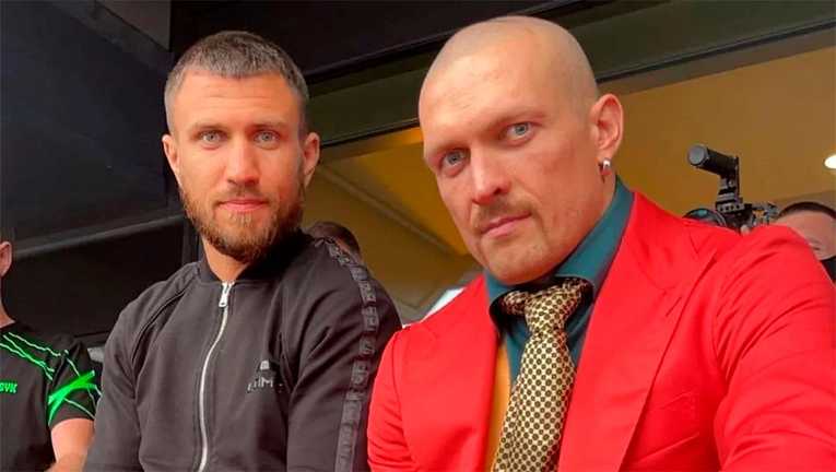 Ломаченко та Усик / Фото зі соцмереж Ломаченко та Усик / Фото зі соцмереж
