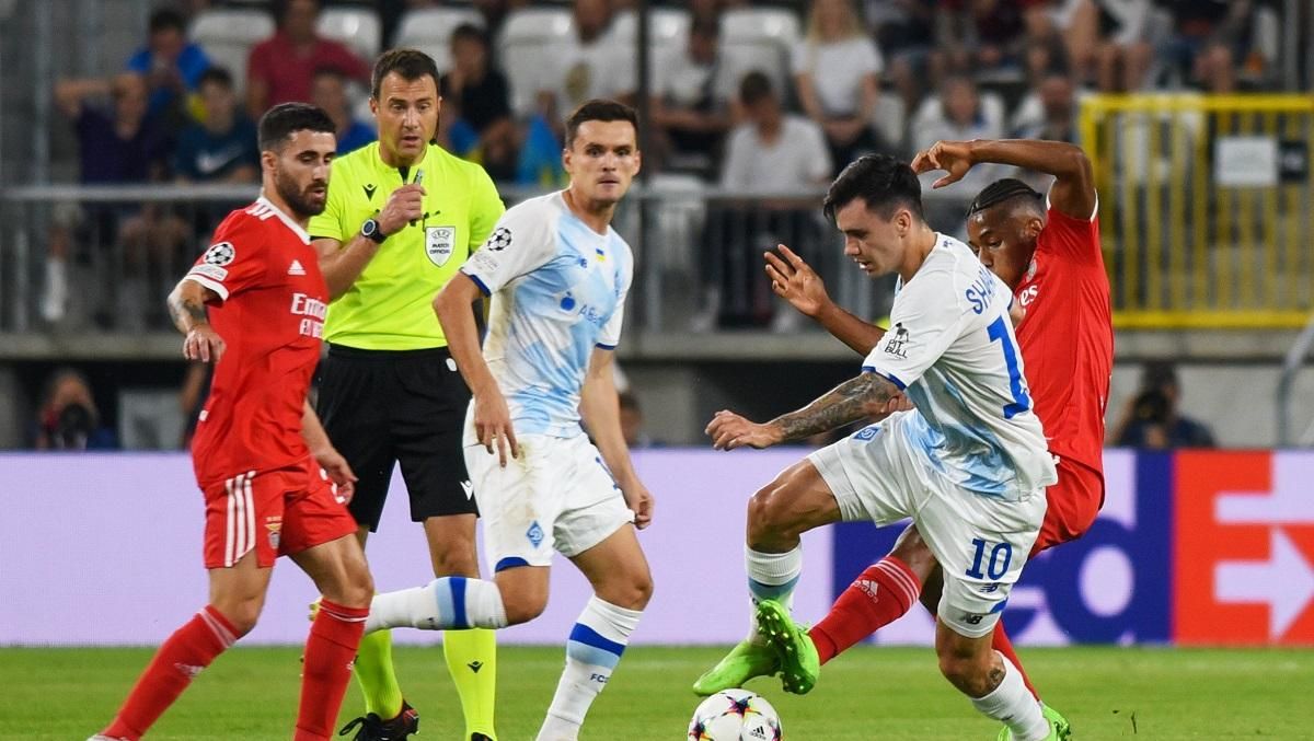 Противостояние Динамо и Бенфики / Twitter киевлян