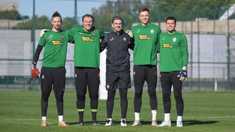 Евгений Гриценко слева / фото ФК Шахтер Евгений Гриценко слева / фото ФК Шахтер