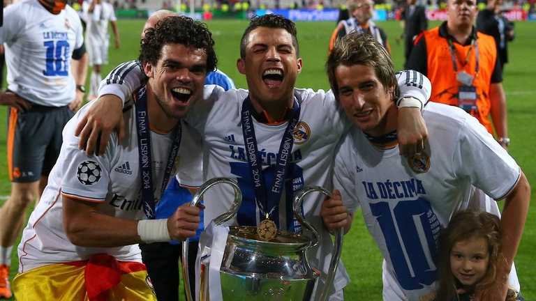 Пепе, Кріштіану Роналду та Фабіу Коентрау / Фото AP Photo/Andres Kudacki Пепе, Кріштіану Роналду та Фабіу Коентрау / Фото AP Photo/Andres Kudacki