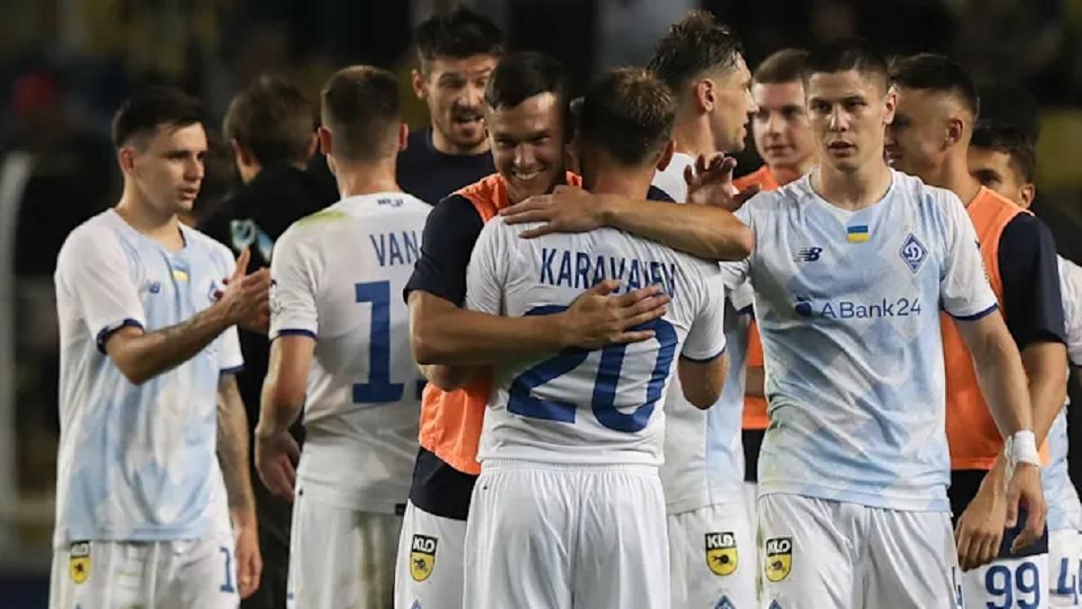 Гравці Динамо / Фото сайт "біло-синіх"