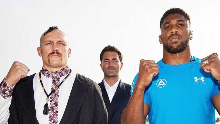 Александр Усик и Энтони Джошуа / Twitter EddieHearn Александр Усик и Энтони Джошуа / Twitter EddieHearn