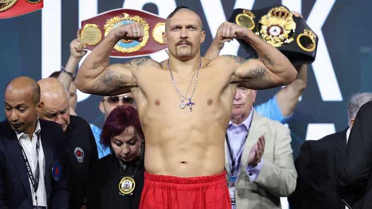 Олександр Усик / Фото Matchroom Boxing
