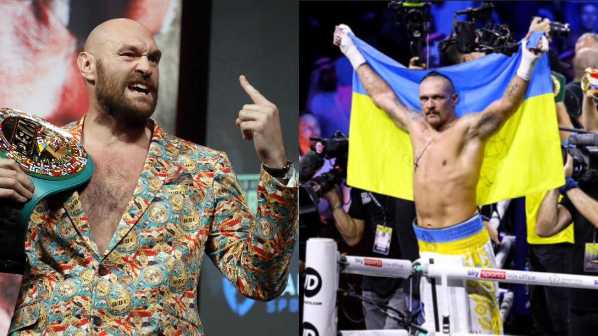 Ф'юрі та Усик / колаж Спорт 24