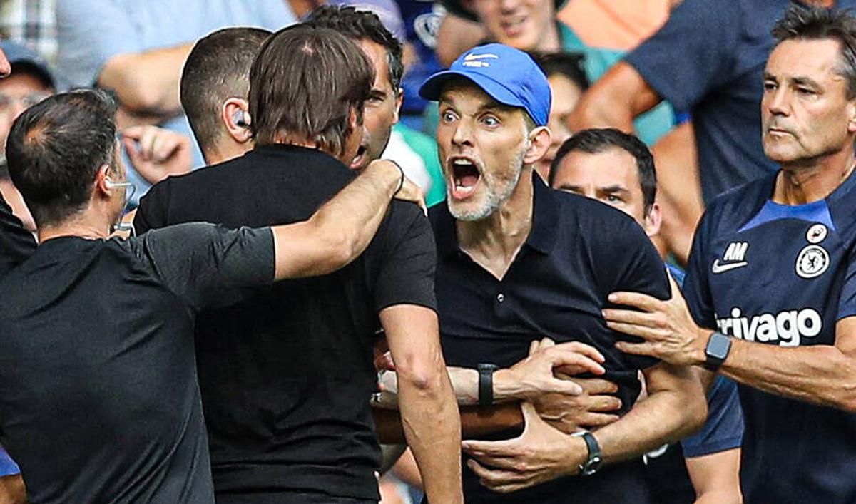 Тухель проти Конте / фото AFP